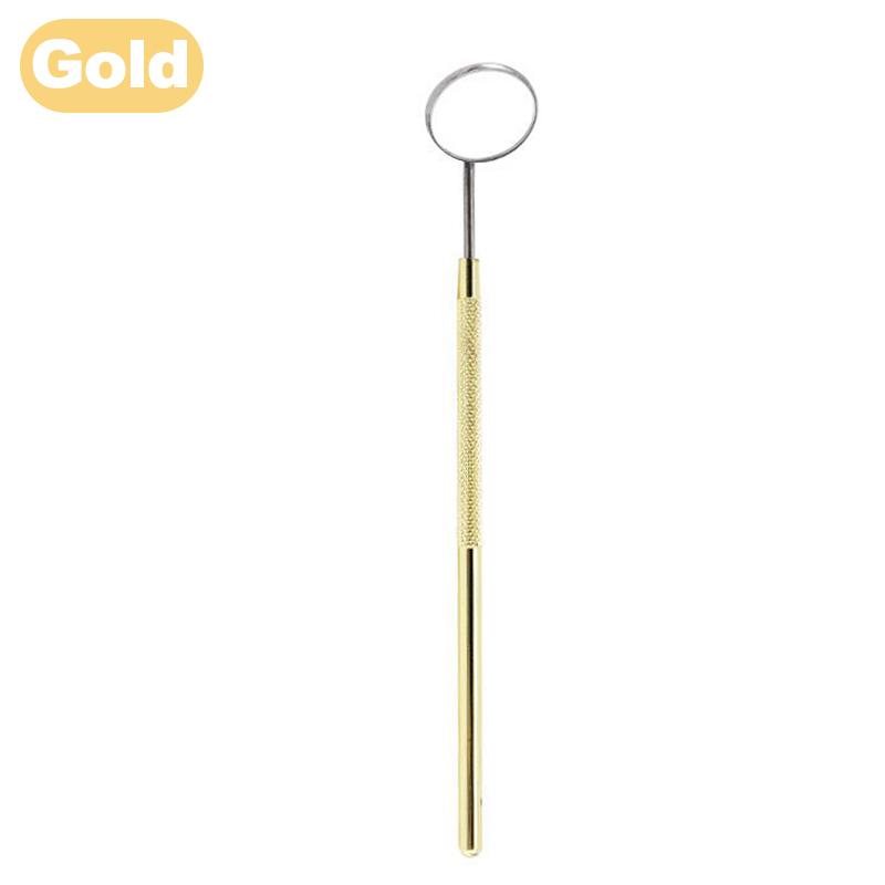 Dental Mouth Mirror with Handle Stainless Steel Oral Cavity Mirror Dental Oral Care Mirror Dental Lab Tools