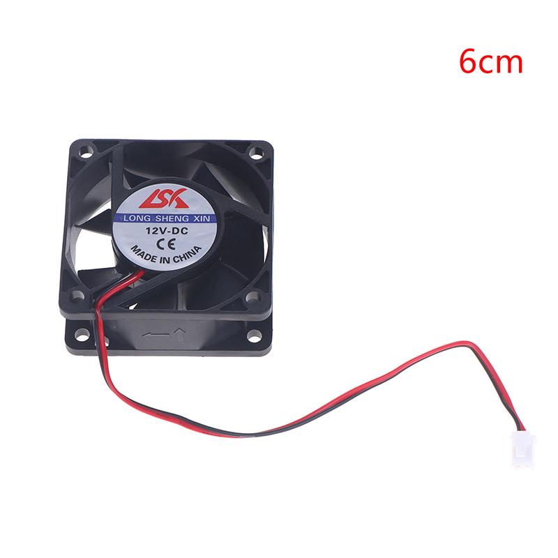 5V/12V/24V Cooling Turbo Fan Brushless 3D Printer Parts 2Pin For Extruder Dc Cooler Blower Part Black Plastic Fans