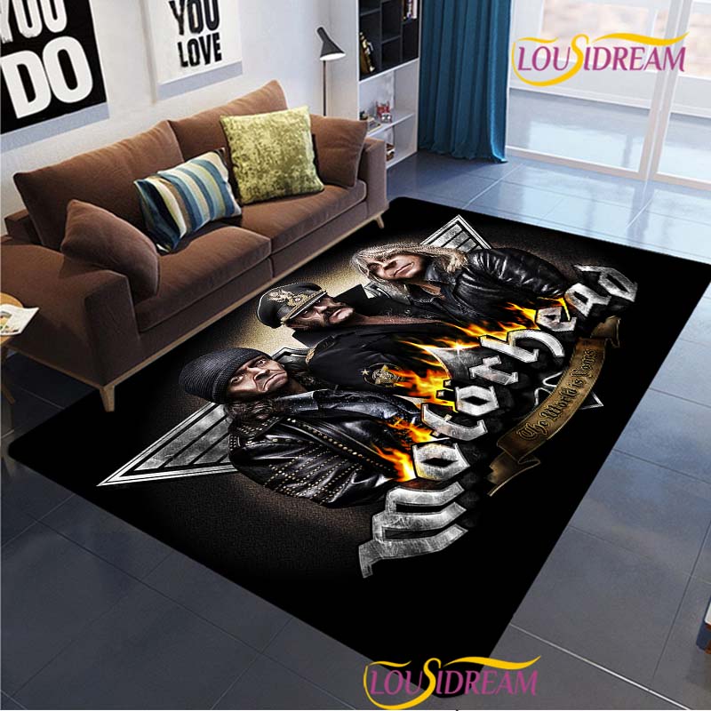 Music Band Carpet for Living Room Bedroom Rugs Kitchen Kids Door Unslip Floor Mats Birthday gift photography props Rug British