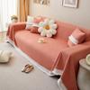 Chenille Waterproof Sofa Cover Blanket Solid Color Non-Slip Sofa Towel For Living Room Furniture Decor Tapestry Couch Cover