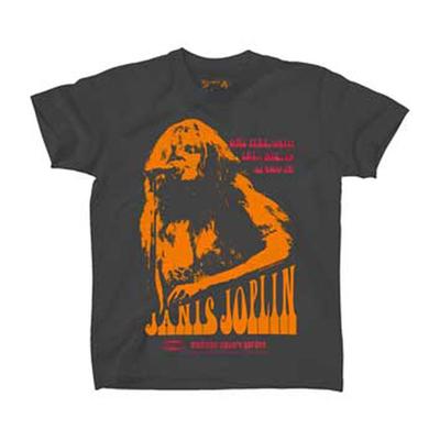 Men's Janis Joplin Madison Garden Slim Fit T-shirt  Charcoal