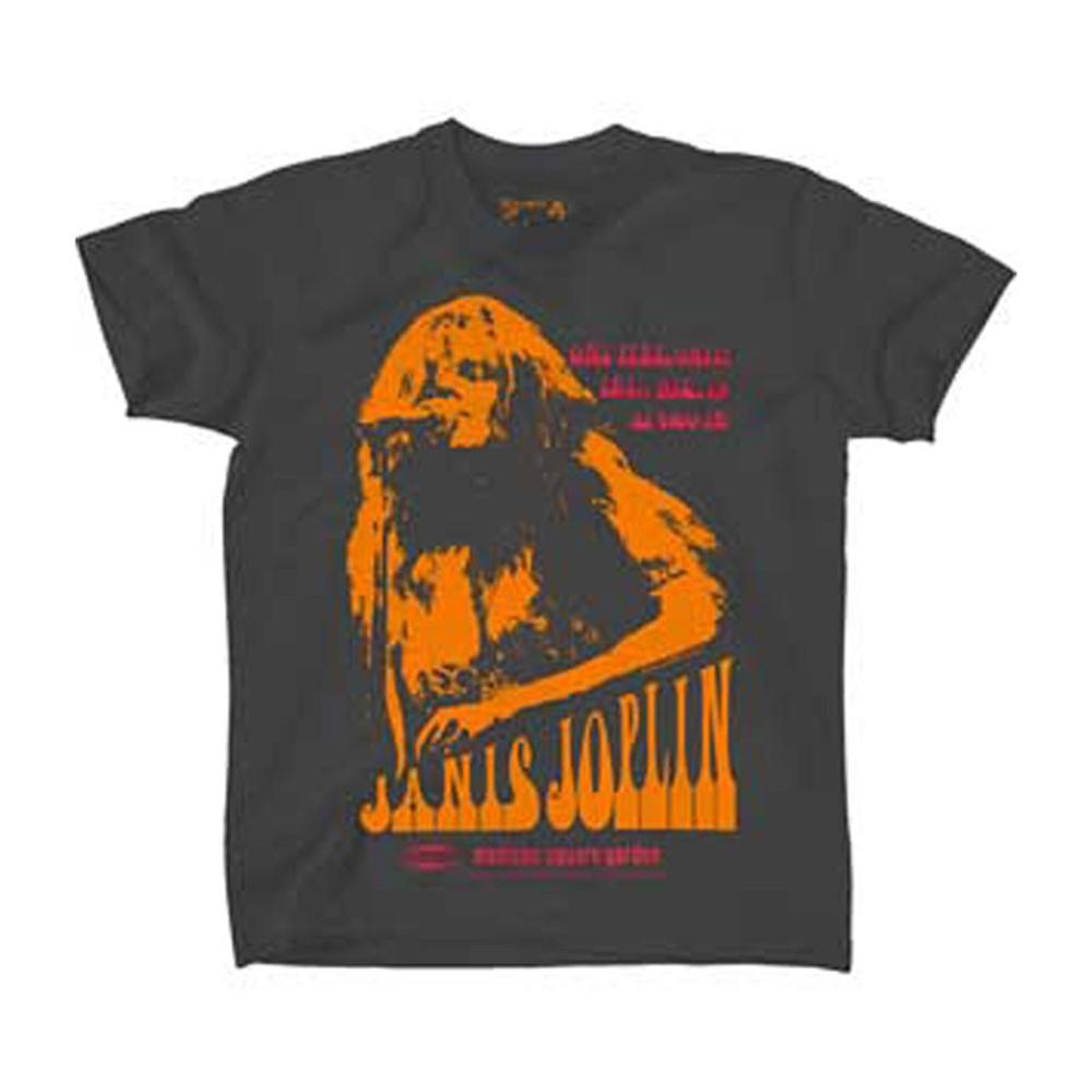 Men's Janis Joplin Madison Garden Slim Fit T-shirt Charcoal