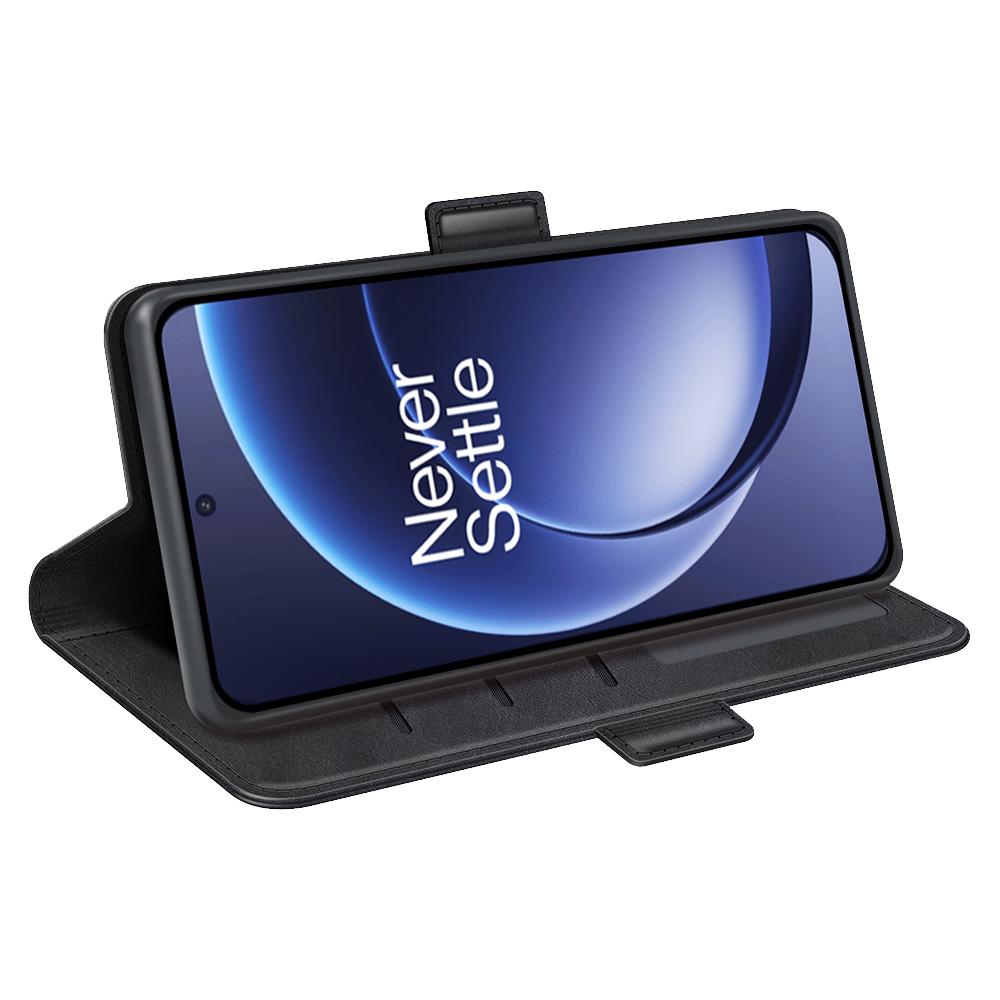 For OnePlus 15 5G Case Calf Texture Leather Wallet Phone Cover