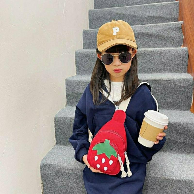 Children's Bag Crossbody Bag Girls Cute Princess Cartoon Breast Bag Korean Version Foreign Style Baby Accessories Bag Canvas Bag