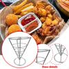 French Fries Stand Chicken and Holder Iron Art Snack Basket Fry for Kitchen