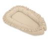 Baby Cocoon Playpen Swaddle Premium with Ruffles MY SWEET BABY - Beige
