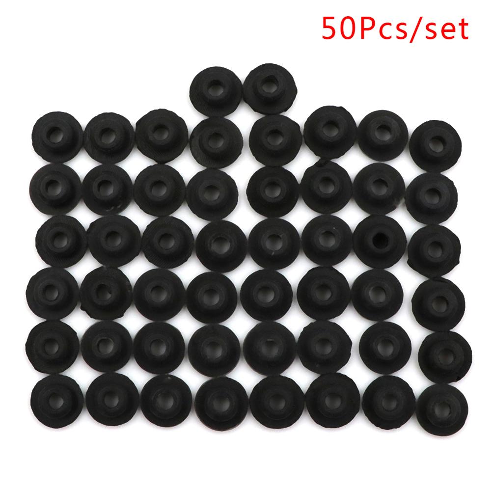 Buy 50Pcs/Set Black Silicone Tattoo Needle Rubber Grommets Tattoo
