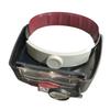 10X Stirnbandbrille Lupe Verstellbare Größe LED Lupe Lupenbrille Zum Lesen Optivisor Lupe Beleuchtet