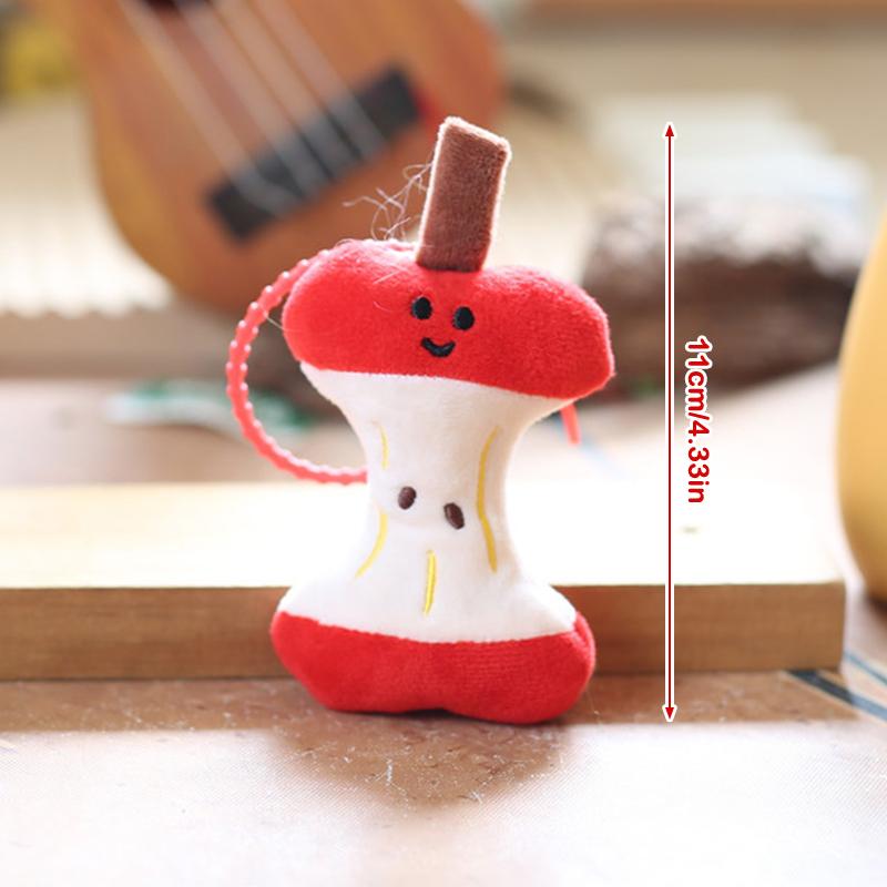 1Pc Cute Small Bones Plush Toy Cartoon Pendant Soft Stuffed Doll Keychain Car Key Ring Backpack Bag Decor