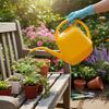 2L Plastic Watering Can For Indoor Plants With Long Spout And Thickened Design For Home Gardening