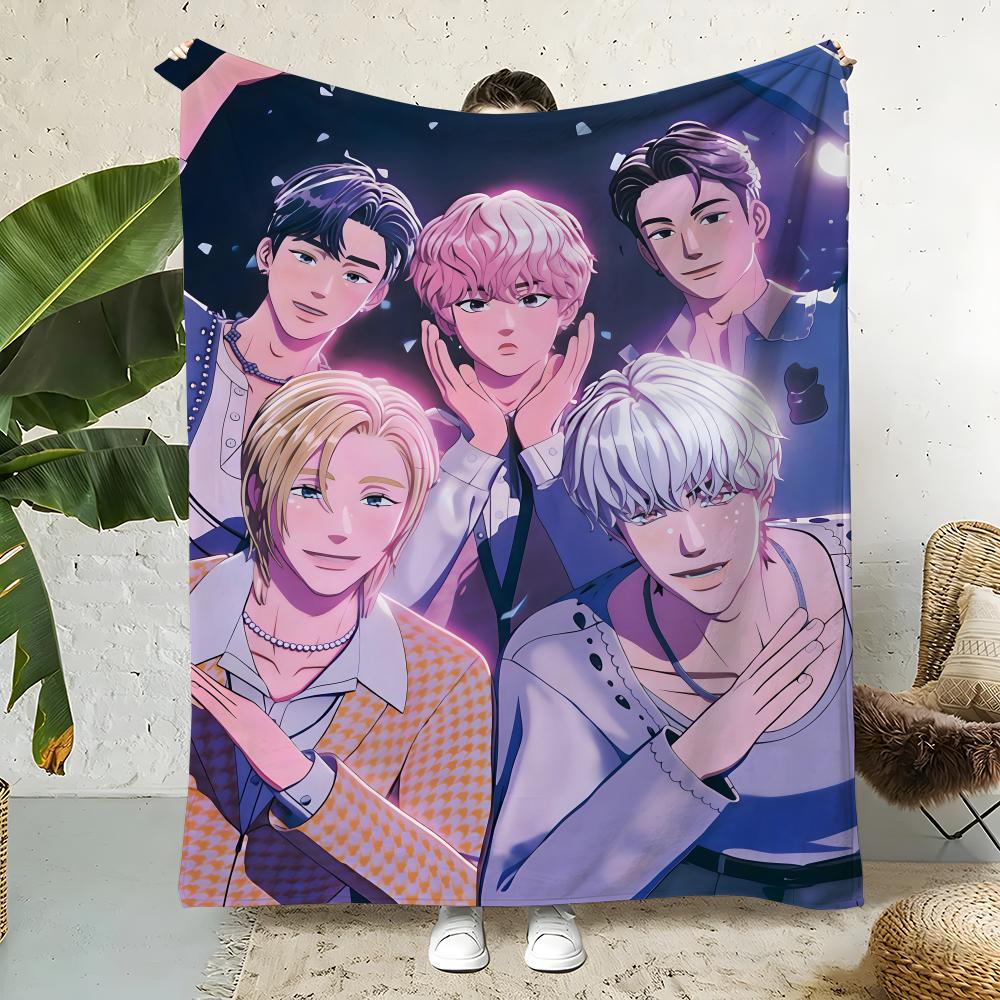 Music P-plave Throw Flannel Throw Blanket,Bed Home Office Nap Blanket Travel,Camping,Picnic Blanket Soft Decor 75x90cm