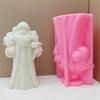 Lovely Designs Sturdy Silicone Mold for Candle and Soap Crafting Portable for Christmas Handmade Gifts and Ornaments