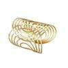 Exaggerated flower hollow opening bracelet fashion personality high sense bracelet simple light luxury jewelry women