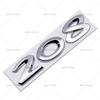 3D Car Sticker Rear Trunk Badge For Peugeot 206 207 301 307 308 408 508 2008 YTWY3 3008 4008 5008 Letters Replace Emblem Accessories