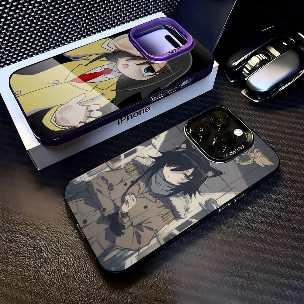 Watamote K-Kuroki T-Tomoko Phone Case For IPhone 16 15 14 13 12 11 17 Pro MAX Plus Pro Matte Shockproof Cover