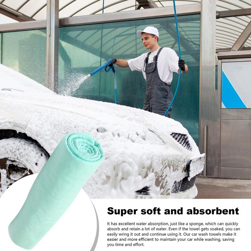 Car Drying Towel Strong Water Absorption Drying Towel Car Wipes Cleaner Rags 26x17 Inches Large Washing Rags Absorbent Cleaner