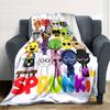 1pc SPRUNKI5 Blanket, Gift, for Men and Women, Soft Blanket, Good for Sofa Bed Couch Travel, Lightweight Flannel Blanket