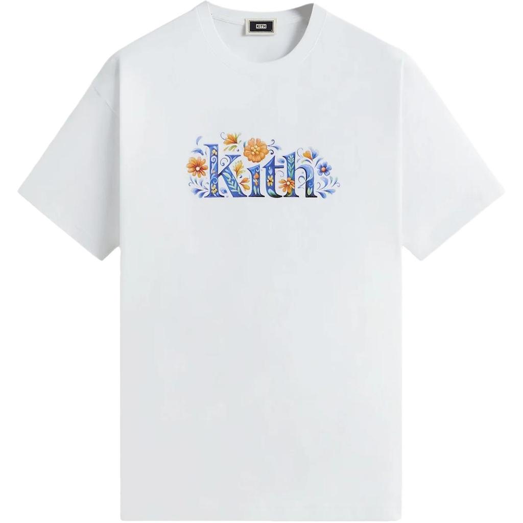 Kith Ceramic Tee White Men Tops KHM033676-101