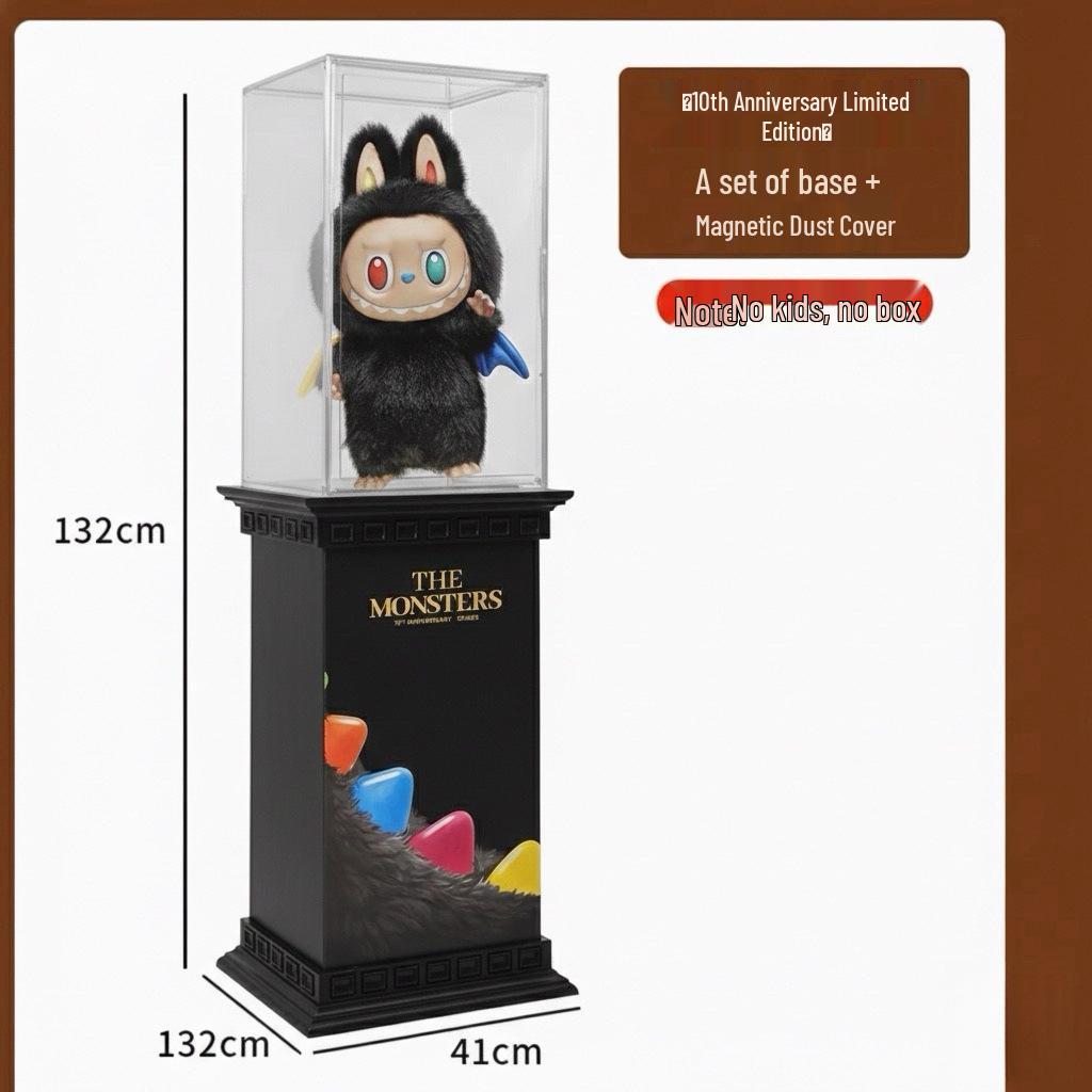 LABUBU ZIMOMO Archangel Acrylic Display Box with Magnetic Door