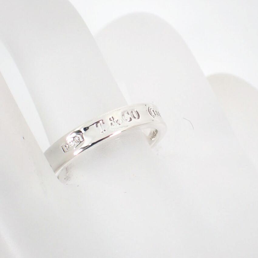 [Used] TIFFANY 925 1837 Narrow Ring / Size 12 / J45-4