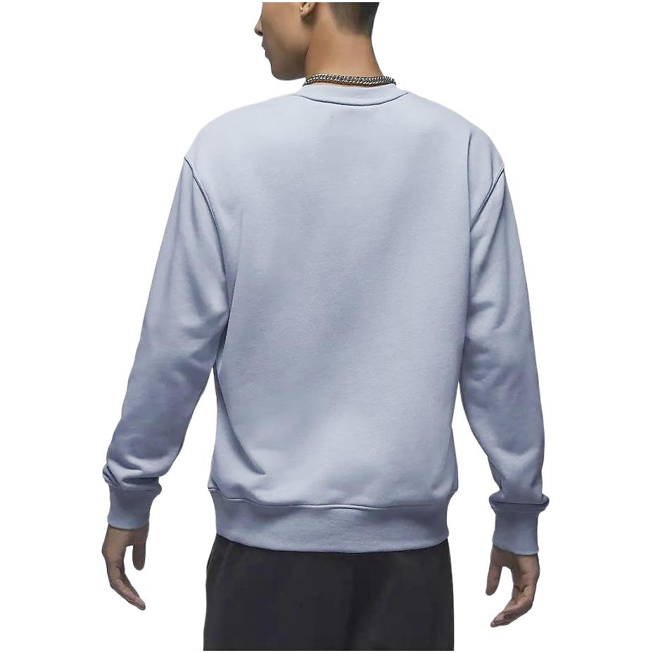 Jordan Essentials Solid Crew Neck Sweatshirt Men Tops Blue Gray FQ1865-436