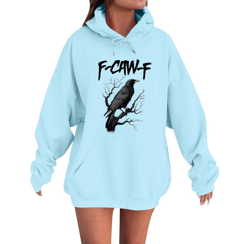 Women's Fashion Casual Long Sleeve Loose  Printed Sweatshirt