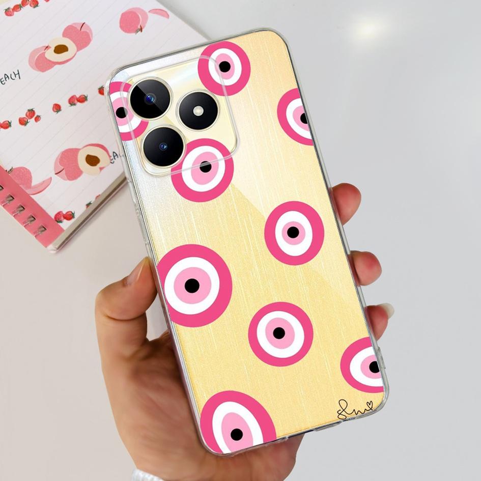 For Cover Realme C53 Phone Case 6.74" 2023 New Fashion Astronaut Soft Silicone Clear Back Cover For Realme C53 RMX3760 C 53 Capa