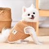 Winter Warm Soft Fleece Dog Coat Pet Vest Jacket for Small Dogs French Bulldog Chihuahua Yorkies Puppy Cat Solid Color Cold