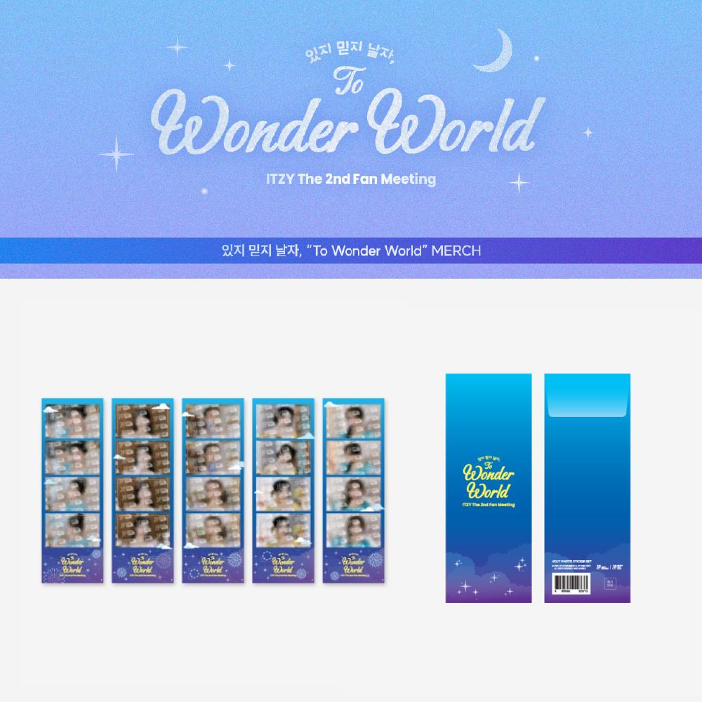 

Предзаказ ITZY To Wonder World 4 Cut Photo Sticker