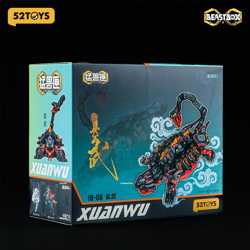 52TOYS סדרת Infinitybox IB-08 רובוט טרנספורמר Xuanwu, משתנה למכה ולקובייה, דמות פעולה, מתנה לאספנים