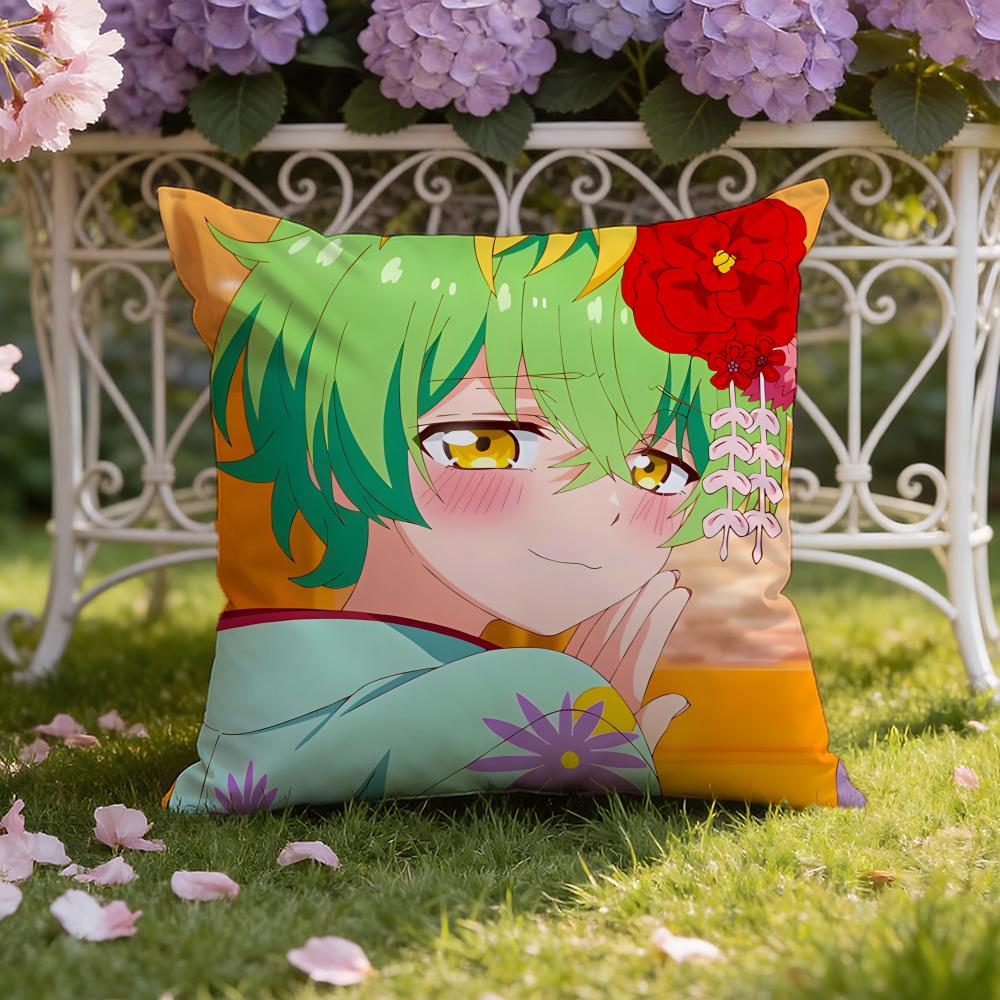 M-Mikadono Sanshimai wa Angai, Choroi Cushion Cover Home & Car Dual-Scene Pillow Cover: Reversible for Premium Comfort