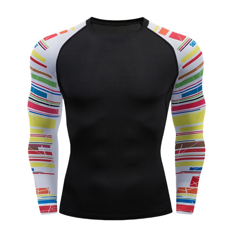 MMA T-shirt Men's Rashguard Long Sleeve Muay Thai T-shirts Gi BJJ Jiu Jitsu MMA Compression Shirt Fitness Gym Boxing Jerseys