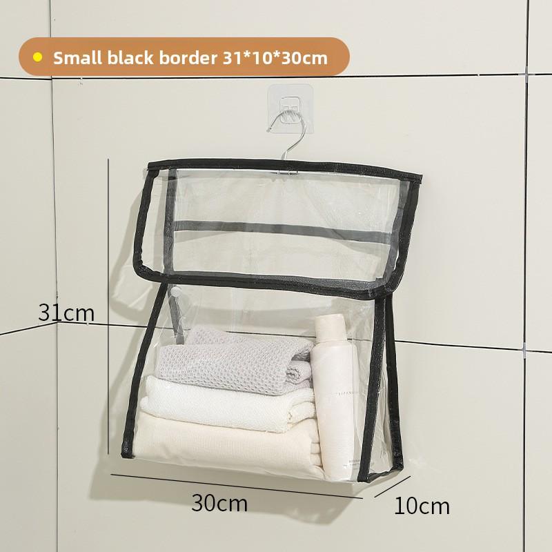 Home Bathroom Waterproof Wall Mounted Bathroom Dormitory Clothes Storage Bag