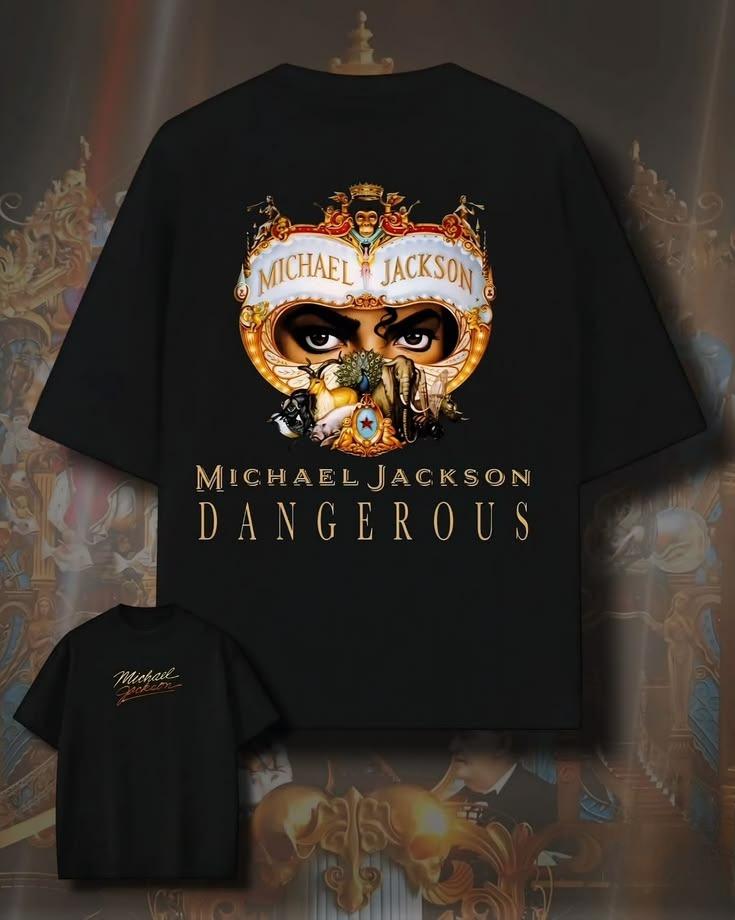 2026 Summer Michael Jackson Retro Nostalgic Music Art Graphic Cotton Garment For Festival Daily Wear