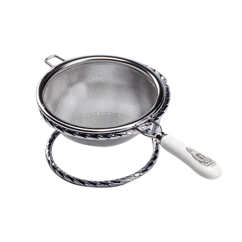304 Stainless Steel Gongfu Tea Infuser and Strainer Set