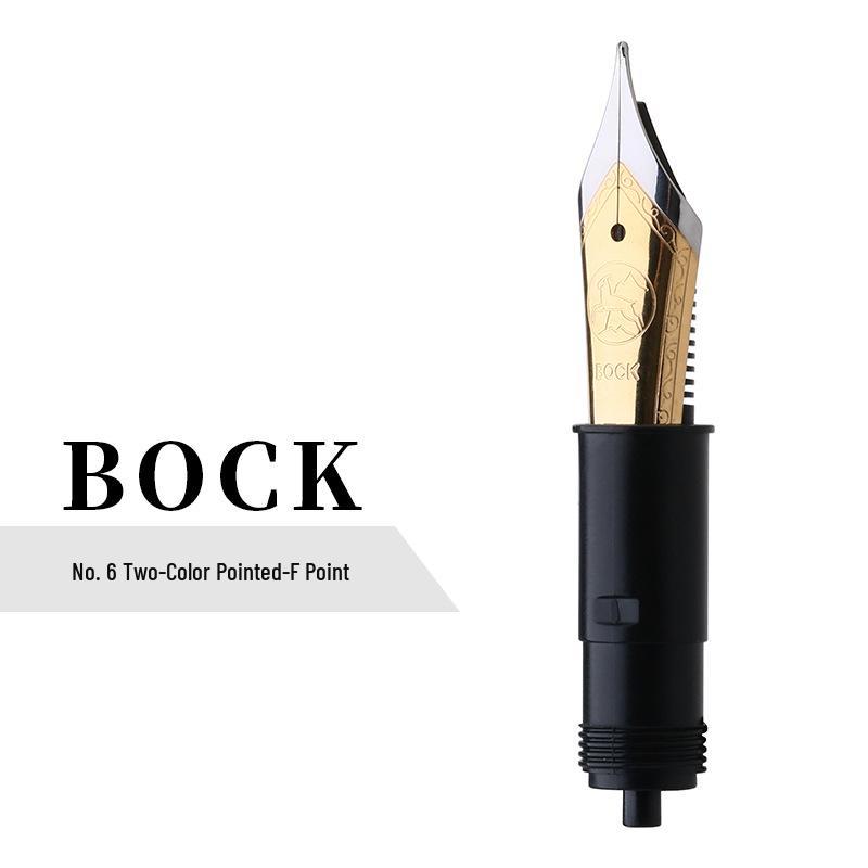 German SCHMIDT Bock Gold-Plated Silver Nib Fountain Pen Set FH241/FH452