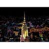 Colorful Iridescent Night City Scratch Painting - Creative Adult Handmade Art Gift