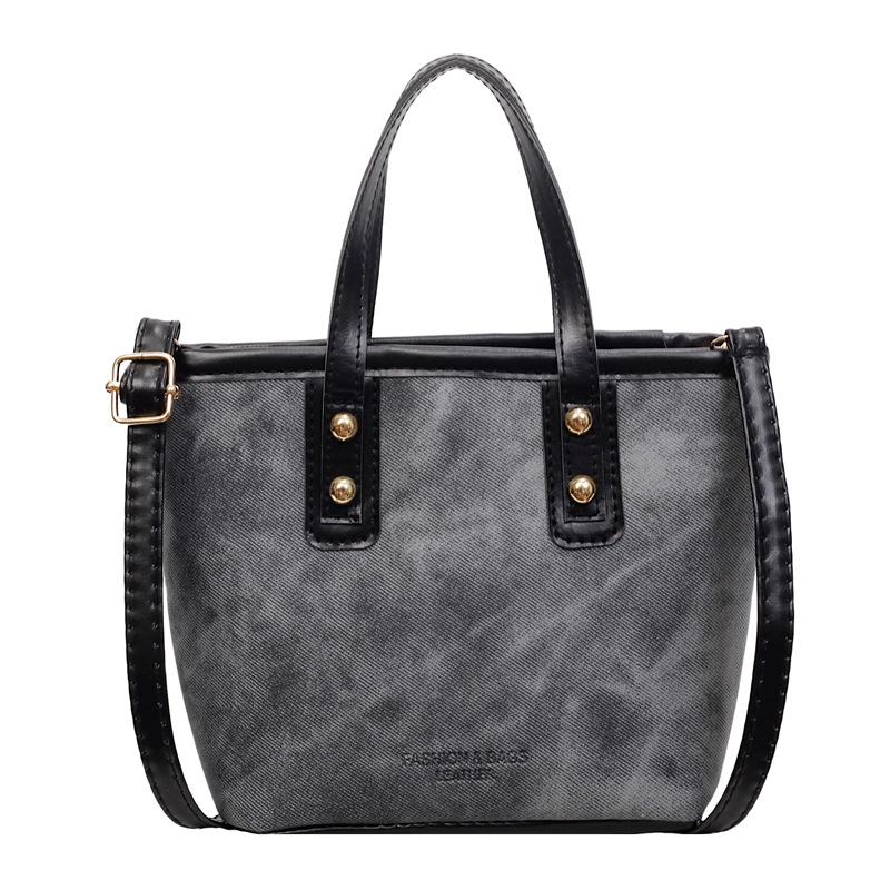 Korean Style Tie-Dye Crossbody Shoulder Bag - Retro Texture, Versatile & Casual for Women
