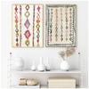 Moroccan Rug Art Painting Boho Wall Pictures , Abstract Neutral Eclectic Canvas Art Prints Home Bohemia Poster Wall Decor