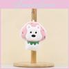 Cute Animal Plushie Keyring With Short Plush Material For Bag Decoration
