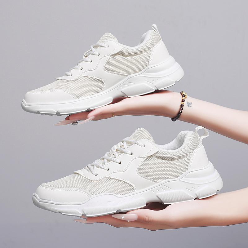Fashion Summer New Mesh Breathable Sports Shoes, Lightweight Leisure Travel Shoes, Women's Soft-soled Running Shoes, Women's Shoes
