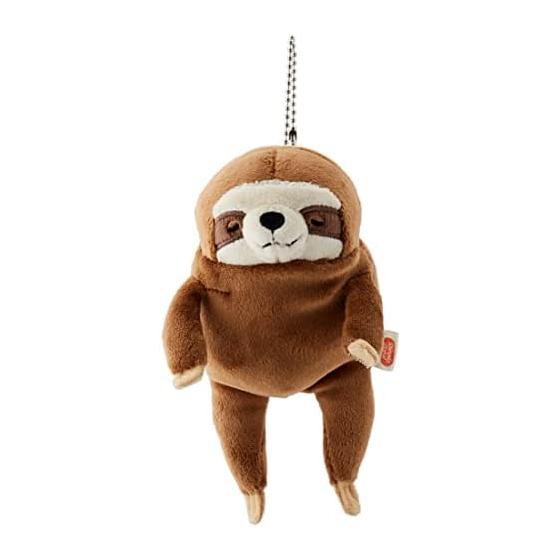 Shinada Global Серия Моти Mochimake Коричневый (мини) 7514см Мягкая игрушка Ленивец Животное MONK-0088B