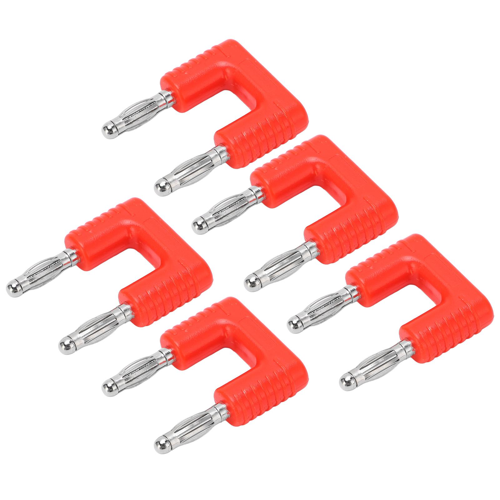 

5 шт. J.20004 Двойной штекер типа «банан» с интервалом 19 мм, медный никелированный двойной штекер типа «банан», черный