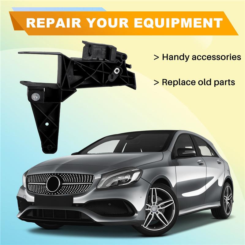 2X Radiator Front Anti-Collision Plate Bracket R1776222300 Suitable For  W177 Right Bracket Black Right