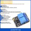 1/2/4/8 Channel Relay Module with Optocoupler Isolation, High/Low Level Trigger, Supports 3.3V, 5V, 12V, 24V