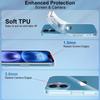 Luxuriöse, transparente, weiche Silikonhülle für das iPhone 16 Pro Max Plus, dünnes, weiches TPU, ultradünne Haut, fühlt sich klar an, Rückseite stoßfest, Schutzhülle