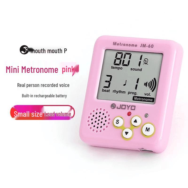 JOYO ZhuoLe Mini Elektronisches Metronom mit Smart Memory für Gitarre, Guzheng und Prüfungsreife Darbietungen.