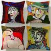 Classic Painter Picasso Cushion Cover Soft & Easy-Wash Pillow Case – Versatile for Couch, Bed, Travel and Office