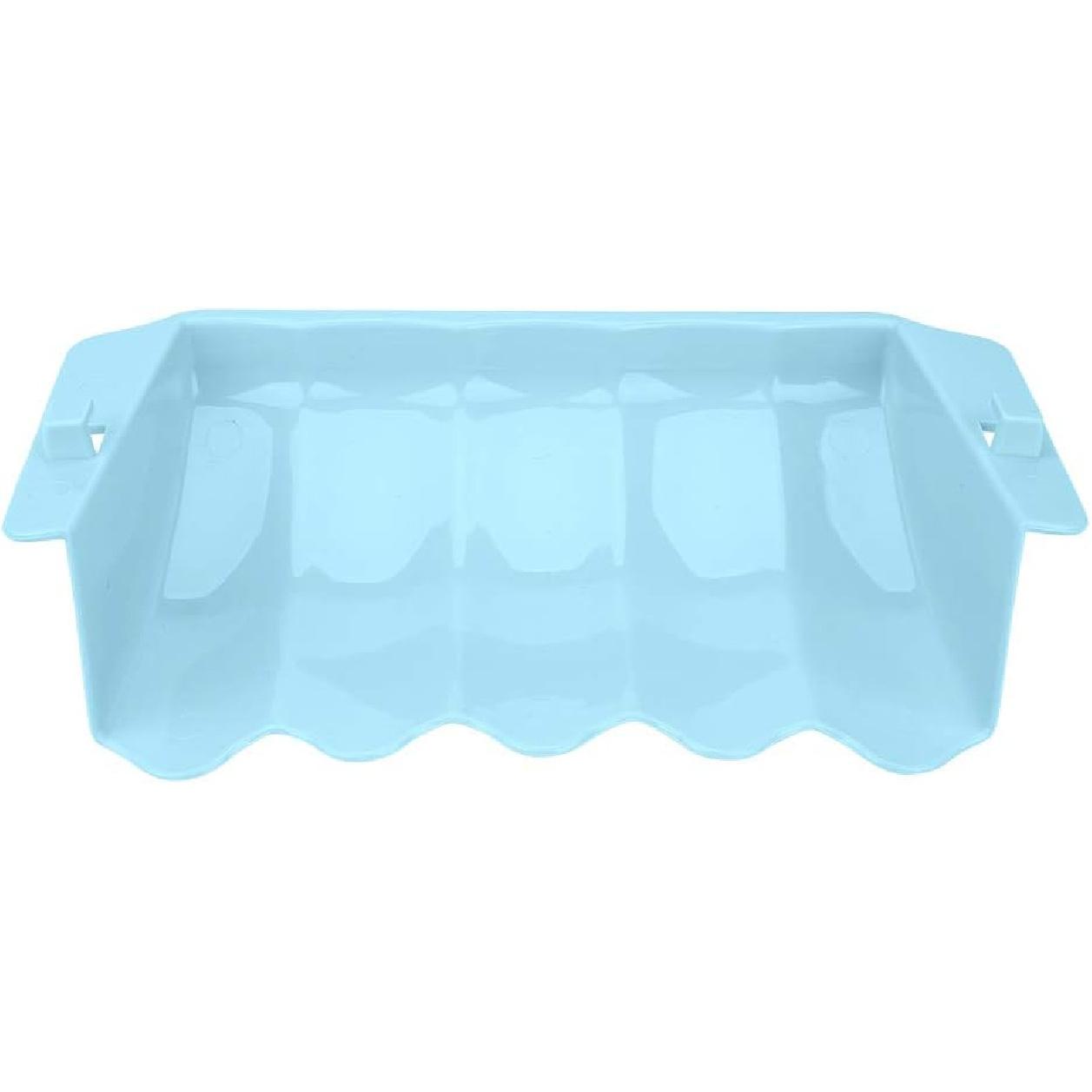 Jeanoko Plastic Rabbit Hay Feeder Rack, Blue, 10  x 10  x 10