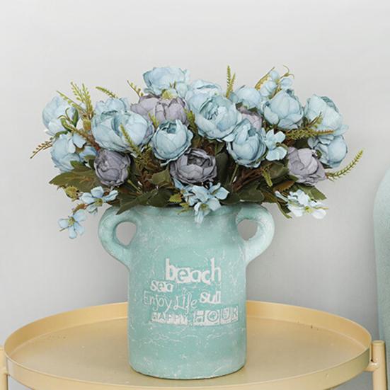 1Pc Artificial Peony Wedding Flower Blossom Home Living Party Room Decoration